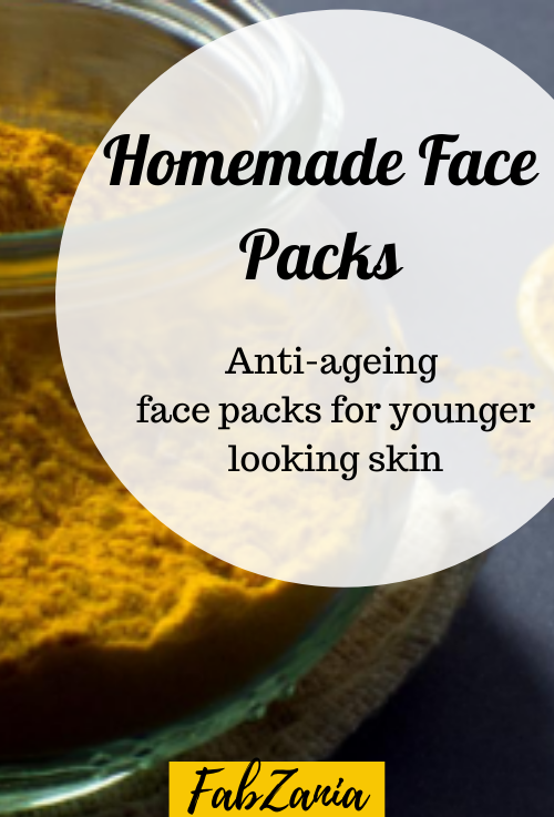 anti-ageing homemade face packs