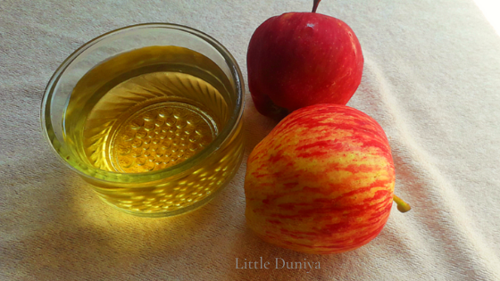 use of apple cider vinegar for dandruff