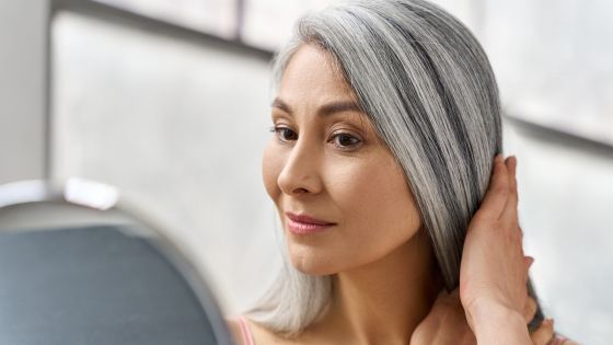 causes of hair graying