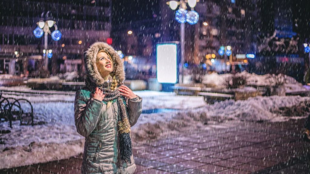 Winter Night Captions