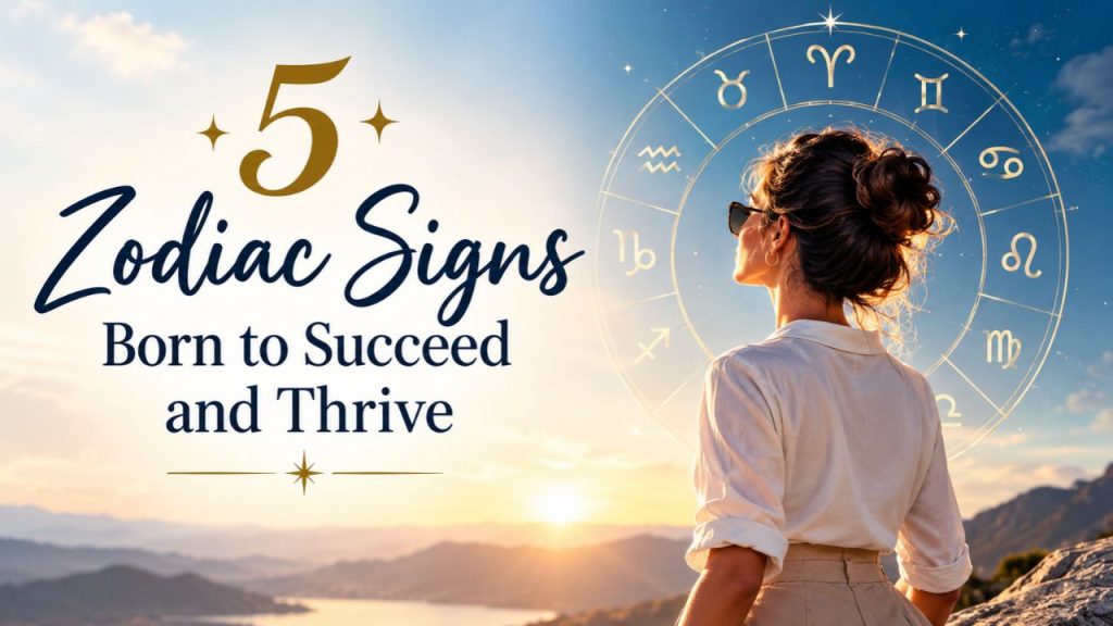 5 Zodiac Signs Born to Succeed and Thrive