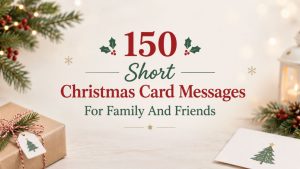 150 Short Christmas Card Messages For Family And Friends